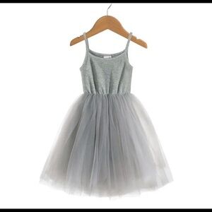 Gray Tulle Dress